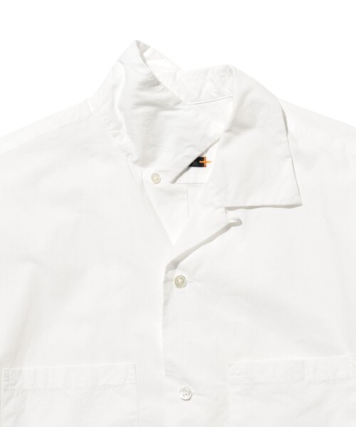 BEAMS PLUS(ビームスプラス)の「Open Collar Peruvian Pima(シャツ/ブラウス・メンズ・ホワイト・X-LARGE/LARGE/SMALL/MEDIUM)」の3枚目の写真