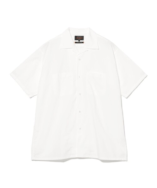 BEAMS PLUS(ビームスプラス)の「Open Collar Peruvian Pima(シャツ/ブラウス・メンズ・ホワイト・X-LARGE/LARGE/SMALL/MEDIUM)」の9枚目の写真