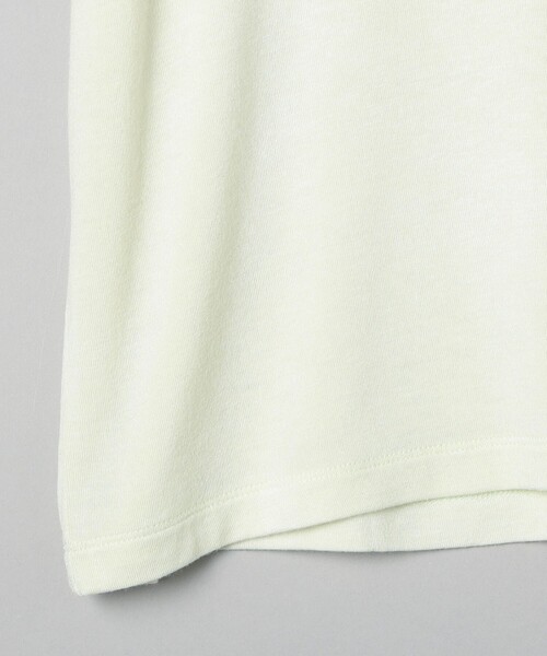 RONEL(ロネル)の「【RONEL】ベア天竺バックノットハーフスリーブ(Tシャツ/カットソー・レディース・ライム/ライトグレー/ブラック・FREE)」の6枚目の写真