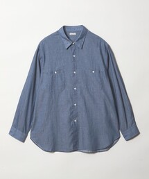 Steven Alan | <Steven Alan> シアー デニム レギュラーカラー シャツ LOOSE(シャツ/ブラウス)