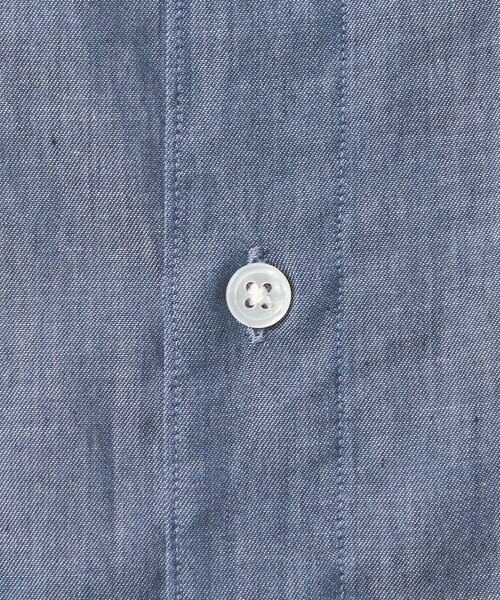 Steven Alan（スティーブンアラン）の「＜Steven Alan＞ シアー デニム レギュラーカラー シャツ LOOSE（シャツ/ブラウス・メンズ・コバルトブルー/ネイビー・S/M/L/XL）」の10枚目の写真