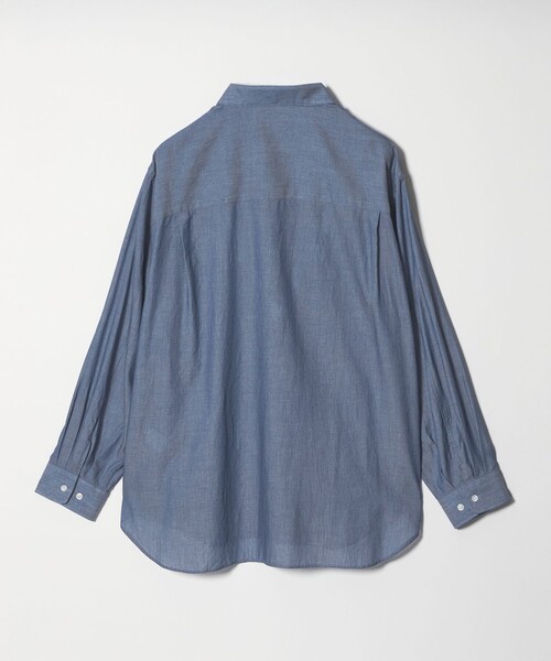 Steven Alan（スティーブンアラン）の「＜Steven Alan＞ シアー デニム レギュラーカラー シャツ LOOSE（シャツ/ブラウス・メンズ・コバルトブルー/ネイビー・S/M/L/XL）」の11枚目の写真