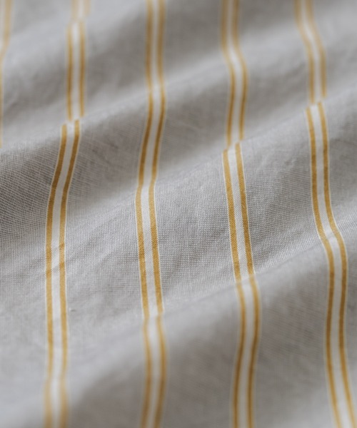 quadro（クオドロ）の「スーピマスタンドカラービッグシャツ（シャツ/ブラウス・レディース・グリーン/グレイッシュベージュ・FREE）」の14枚目の写真