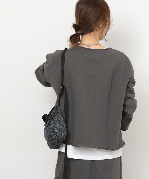 JOURNAL STANDARD relume(ジャーナルスタンダード レリューム)の「クロップドスウェット(スウェット・レディース・ブラック系その他/ベージュ・FREE)」の11枚目の写真