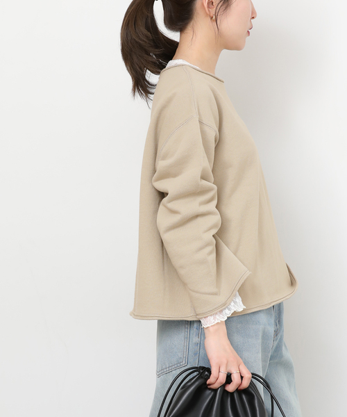 JOURNAL STANDARD relume(ジャーナルスタンダード レリューム)の「クロップドスウェット(スウェット・レディース・ブラック系その他/ベージュ・FREE)」の17枚目の写真