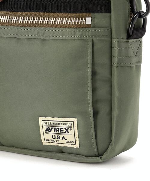 AVIREX(アヴィレックス)の「FLIGHT NYLON "BOX SHOULDER BAG" / フライト ナイロン ボックス ショルダーバッグ / AVIREX / アヴィレックス(ショルダーバッグ・メンズ・その他10/ブラック・F)」の8枚目の写真