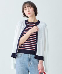 ANY（エニィ）の「ツインニットセット（ノースリーブニット＋カーディガン）（アンサンブル）」