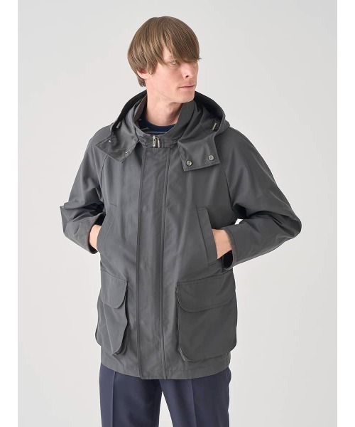 JOHN SMEDLEY(ジョンスメドレー)の「コットンナイロングログラン ハンティングジャケット(その他アウター・メンズ・グレー・2/3)」の5枚目の写真