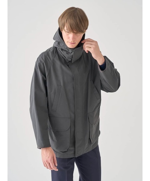 JOHN SMEDLEY(ジョンスメドレー)の「コットンナイロングログラン ハンティングジャケット(その他アウター・メンズ・グレー・2/3)」の6枚目の写真
