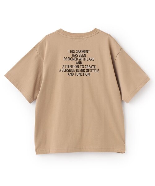 XLARGE KIDS(エクストララージキッズ)の「【人気商品再入荷】【直営店で取り扱い無し】迷彩ロゴ半袖Tシャツ(Tシャツ/カットソー・キッズ・ブラック/ベージュ・140cm/120cm/130cm/110cm/100cm)」の3枚目の写真