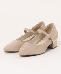 ABC SELECT エービーシーセレクト PUFF PTD ST 4 パフポインテッドストラップパンプス4 W5080 CHAMPAGNE