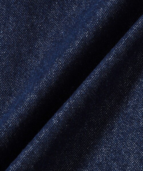 LACOSTE（ラコステ）の「アシンメトリーデニムプリーツラップスカート（スカート・レディース・ネイビー/ブルー・40/38/36/34）」の6枚目の写真