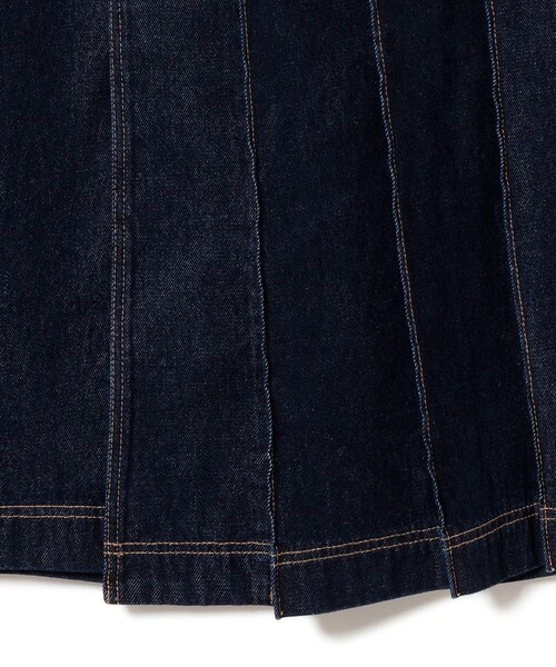 LACOSTE（ラコステ）の「アシンメトリーデニムプリーツラップスカート（スカート・レディース・ネイビー/ブルー・40/38/36/34）」の17枚目の写真