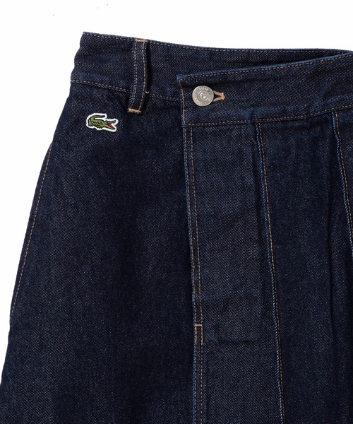 LACOSTE(ラコステ)の「アシンメトリーデニムプリーツラップスカート(スカート・レディース・ネイビー/ブルー・40/38/36/34)」の22枚目の写真