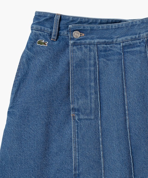 LACOSTE(ラコステ)の「アシンメトリーデニムプリーツラップスカート(スカート・レディース・ネイビー/ブルー・40/38/36/34)」の13枚目の写真