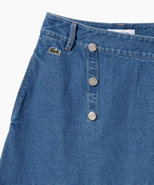 LACOSTE(ラコステ)の「アシンメトリーデニムプリーツラップスカート(スカート・レディース・ネイビー/ブルー・40/38/36/34)」の14枚目の写真