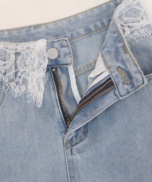 BLUEEAST（ブルーイースト）の「ウエストレースデニムパンツ（デニムパンツ・レディース・ブルー・MEDIUM/LARGE）」の15枚目の写真
