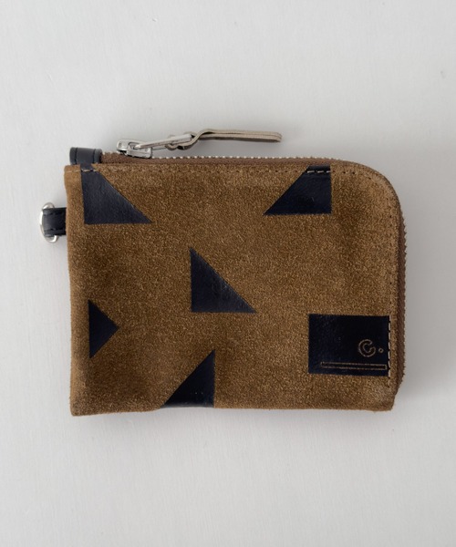 CANAL JEAN(キャナルジーン)の「choice_cnl ジオメトリックスウェードミニウォレット(財布・レディース・キャメル・ONE SIZE)」の5枚目の写真