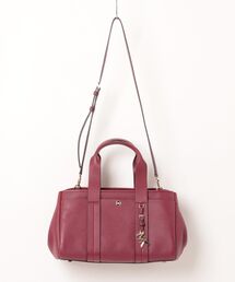 ROMEE ぺブルレザー サッチェル スモール