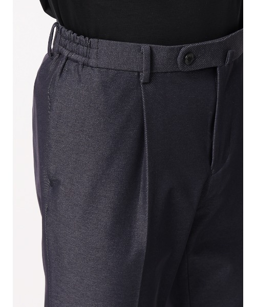 SUIT SQUARE(スーツスクエア)の「スマみえタックテーパードパンツ ウォッシャブル ストレッチ CROSS MOVA(スラックス・メンズ・ネイビー・L/M/S)」の7枚目の写真