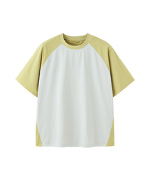 BUTTON SEOUL（ボタンソウル）の「リフレクションスクラッチクラシックラグランショートスリーブ（4 COLORS）（Tシャツ/カットソー）」