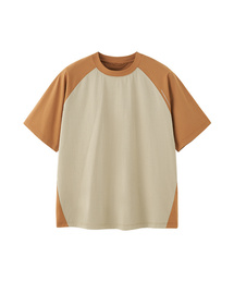 BUTTON SEOUL（ボタンソウル）の「リフレクションスクラッチクラシックラグランショートスリーブ（4 COLORS）（Tシャツ/カットソー）」