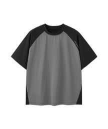リフレクションスクラッチクラシックラグランショートスリーブ(4 COLORS)