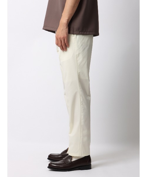 SUIT SQUARE（スーツスクエア）の「みんなのパンツ イージーテーパードパンツ ウォッシャブル ストレッチ 裾上げ済み（スラックス・メンズ・ホワイト/ベージュ・LL/L/M/S/5L/4L/3L）」の8枚目の写真