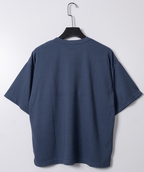 DISCUS(ディスカス)の「【15】〔DISCUS/ディスカス〕COOLMAX ワッフルヘンリー 半袖Tシャツ(Tシャツ/カットソー・メンズ・スミクロ/オフホワイト/ブルーグレー/ブラック・LARGE/MEDIUM/X-LARGE)」の22枚目の写真