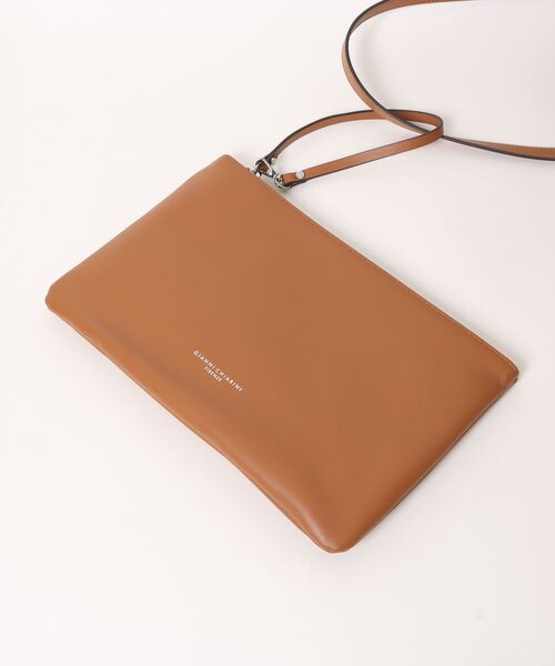 GIANNI CHIARINI（ジャンニ キアリーニ）の「【GIANNI CHIARINI/ジャンニキアリーニ】トートバッグ　MARCELLA　Mサイズ　コットン×本革（トートバッグ・レディース・ブラック/ライトブラウン/アイボリー・FREE）」の7枚目の写真