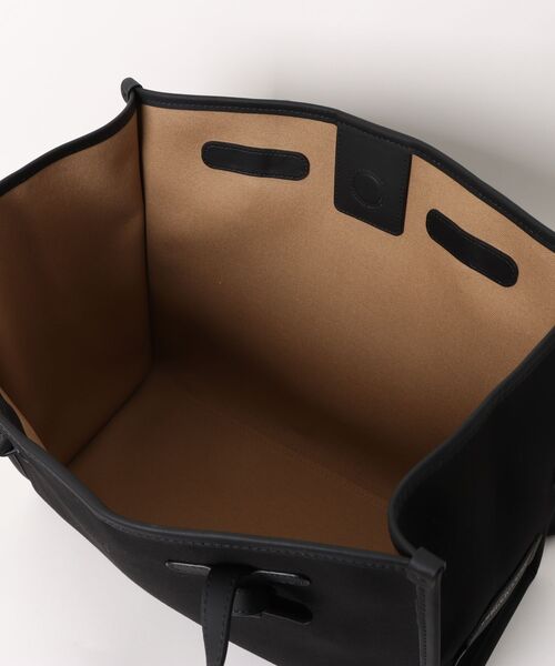 GIANNI CHIARINI（ジャンニ キアリーニ）の「【GIANNI CHIARINI/ジャンニキアリーニ】トートバッグ　MARCELLA　Mサイズ　コットン×本革（トートバッグ・レディース・ブラック/ライトブラウン/アイボリー・FREE）」の8枚目の写真