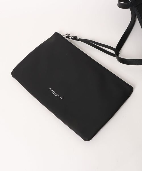 GIANNI CHIARINI（ジャンニ キアリーニ）の「【GIANNI CHIARINI/ジャンニキアリーニ】トートバッグ　MARCELLA　Mサイズ　コットン×本革（トートバッグ・レディース・ブラック/ライトブラウン/アイボリー・FREE）」の9枚目の写真