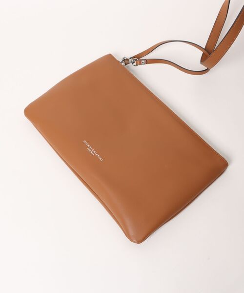 GIANNI CHIARINI（ジャンニ キアリーニ）の「【GIANNI CHIARINI/ジャンニキアリーニ】トートバッグ　MARCELLA　Mサイズ　コットン×本革（トートバッグ・レディース・ブラック/ライトブラウン/アイボリー・FREE）」の11枚目の写真