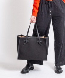 GIANNI CHIARINI | 【GIANNI CHIARINI/ジャンニキアリーニ】トートバッグ　MARCELLA　Mサイズ　コットン×本革(トートバッグ)