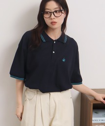 BEVERLY HILLS POLO CLUB | 【BEVERLY HILLS POLO CLUB/ビバリーヒルズポロクラブ】リブライン 鹿の子ポロシャツ(ポロシャツ)