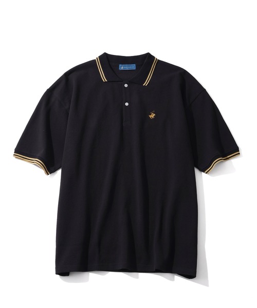 BEVERLY HILLS POLO CLUB(ビバリーヒルズポロクラブ)の「【BEVERLY HILLS POLO CLUB/ビバリーヒルズポロクラブ】リブライン 鹿の子ポロシャツ(ポロシャツ・メンズ・ネイビー/グリーン/オリーブ/サックスブルー/ブラック/オフホワイト・L/LL/M)」の8枚目の写真