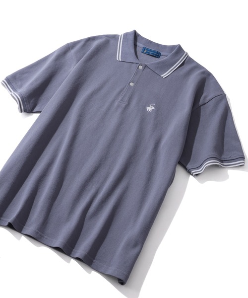 BEVERLY HILLS POLO CLUB(ビバリーヒルズポロクラブ)の「【BEVERLY HILLS POLO CLUB/ビバリーヒルズポロクラブ】リブライン 鹿の子ポロシャツ(ポロシャツ・メンズ・ネイビー/グリーン/オリーブ/サックスブルー/ブラック/オフホワイト・L/LL/M)」の19枚目の写真