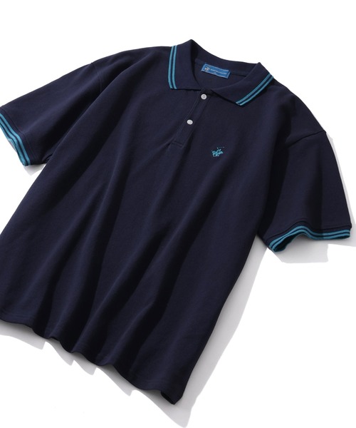 BEVERLY HILLS POLO CLUB(ビバリーヒルズポロクラブ)の「【BEVERLY HILLS POLO CLUB/ビバリーヒルズポロクラブ】リブライン 鹿の子ポロシャツ(ポロシャツ・メンズ・ネイビー/グリーン/オリーブ/サックスブルー/ブラック/オフホワイト・L/LL/M)」の18枚目の写真