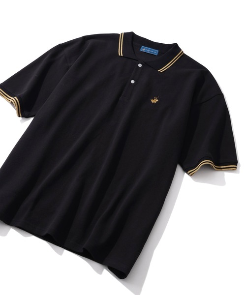 BEVERLY HILLS POLO CLUB(ビバリーヒルズポロクラブ)の「【BEVERLY HILLS POLO CLUB/ビバリーヒルズポロクラブ】リブライン 鹿の子ポロシャツ(ポロシャツ・メンズ・ネイビー/グリーン/オリーブ/サックスブルー/ブラック/オフホワイト・L/LL/M)」の15枚目の写真