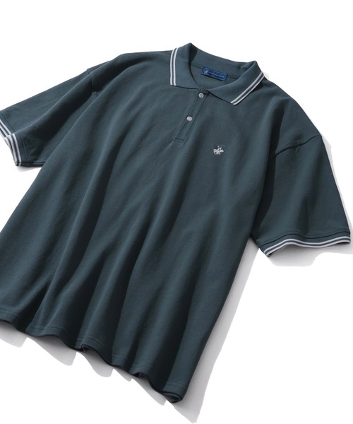 BEVERLY HILLS POLO CLUB(ビバリーヒルズポロクラブ)の「【BEVERLY HILLS POLO CLUB/ビバリーヒルズポロクラブ】リブライン 鹿の子ポロシャツ(ポロシャツ・メンズ・ネイビー/グリーン/オリーブ/サックスブルー/ブラック/オフホワイト・L/LL/M)」の17枚目の写真