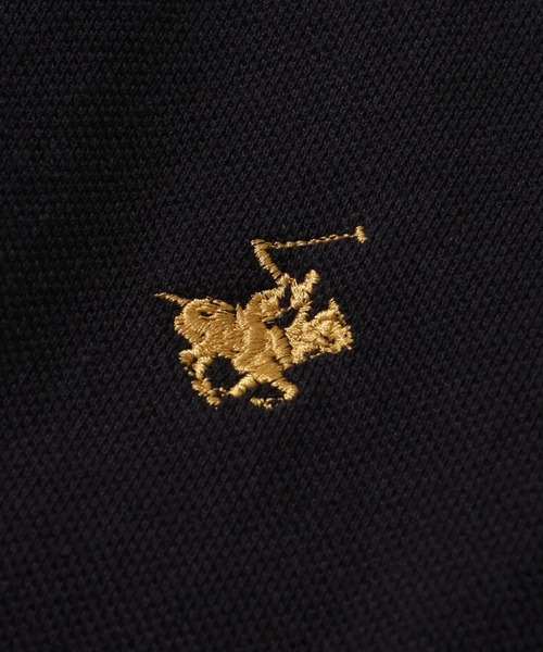 BEVERLY HILLS POLO CLUB(ビバリーヒルズポロクラブ)の「【BEVERLY HILLS POLO CLUB/ビバリーヒルズポロクラブ】リブライン 鹿の子ポロシャツ(ポロシャツ・メンズ・ネイビー/グリーン/オリーブ/サックスブルー/ブラック/オフホワイト・L/LL/M)」の21枚目の写真