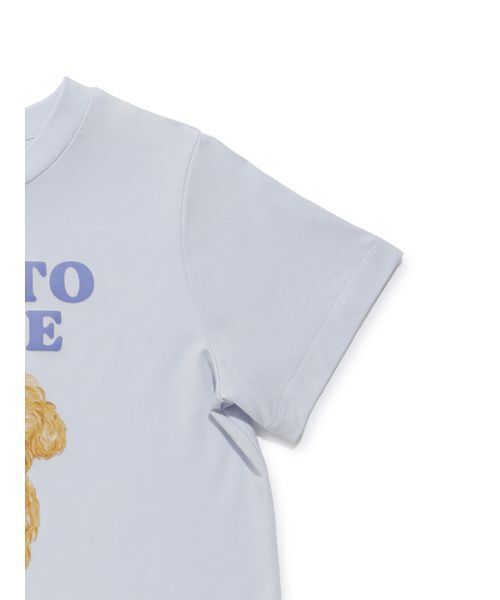 gelato pique（ジェラートピケ）の「【KIDS】ドッグワンポイントTシャツ（ルームウェア/パジャマ・キッズ・クリーム/ブルー・120/110/100/90）」の10枚目の写真