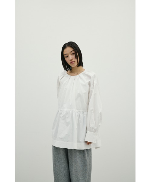 STYLEMIXER(スタイルミキサー)の「2WAYバックオープンシャツ(シャツ/ブラウス・レディース・パープル/ホワイト/ブラック・FREE)」の19枚目の写真