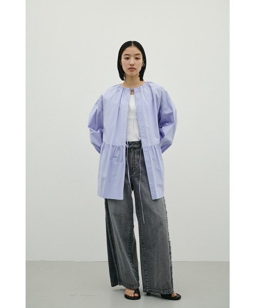 STYLEMIXER(スタイルミキサー)の「2WAYバックオープンシャツ(シャツ/ブラウス・レディース・パープル/ホワイト/ブラック・FREE)」の14枚目の写真