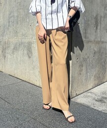 NOLLEY’S | 《セットアップ対応》ウォッシャブルイージーツイルセミワイドパンツ(その他パンツ)