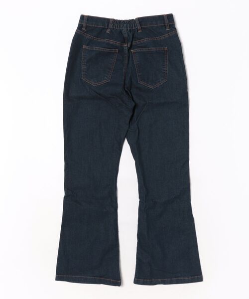 RCD(アールシーディー)の「フレアストレッチデニムパンツ(デニムパンツ・レディース・ブルー/ワンウォッシュ/ネイビー・M/LL/L)」の4枚目の写真