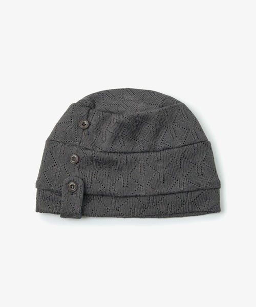 aeae ビーニー　グレー WRINKLED BEANIE（ニットキャップ/ビーニー）｜aeae（エーイーエーイー