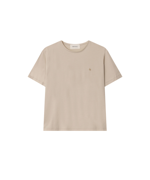 MAYVERU（メイバーユー）の「Dudi T-shirt _ Beige（Tシャツ/カットソー・レディース・その他・FREE）」の3枚目の写真