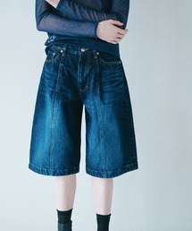 vintage denim short trousers