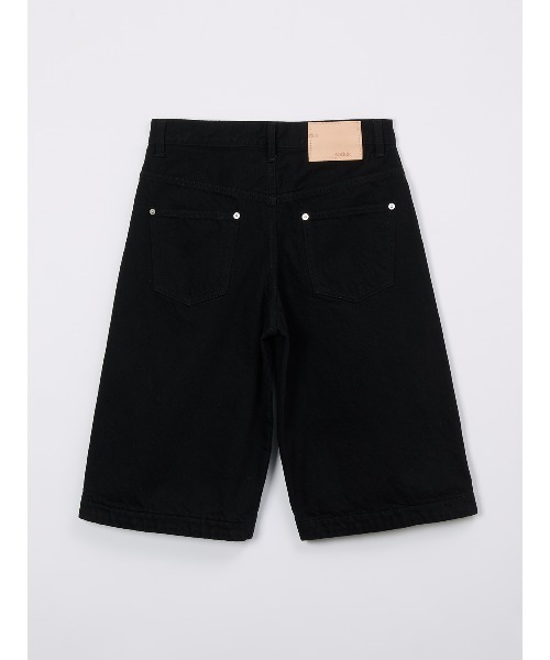 soduk(スドーク)の「vintage denim short trousers(デニムパンツ・レディース・インディゴブルー/ブラック・ONE SIZE)」の10枚目の写真